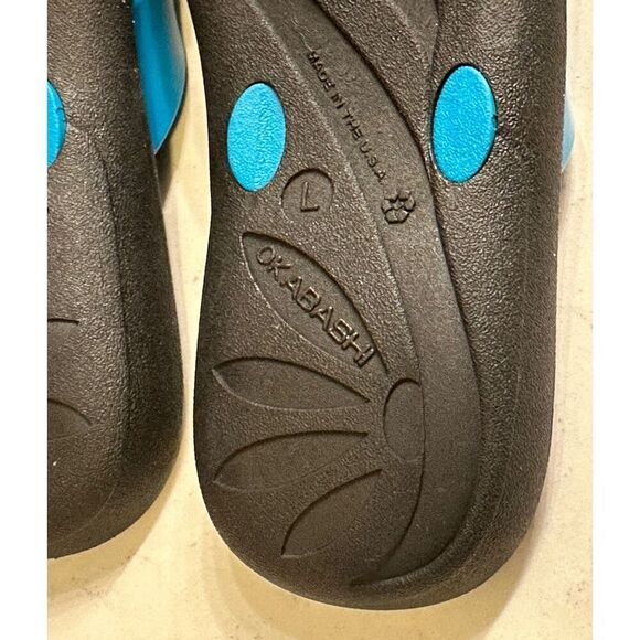OKABASH Flip-Flop Orthopedic Sandal Turquoise Large Size 9.5-10.5 Womens QK Ship - Picture 7 of 13